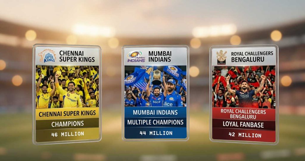 CSK has the most fan base in IPL so far