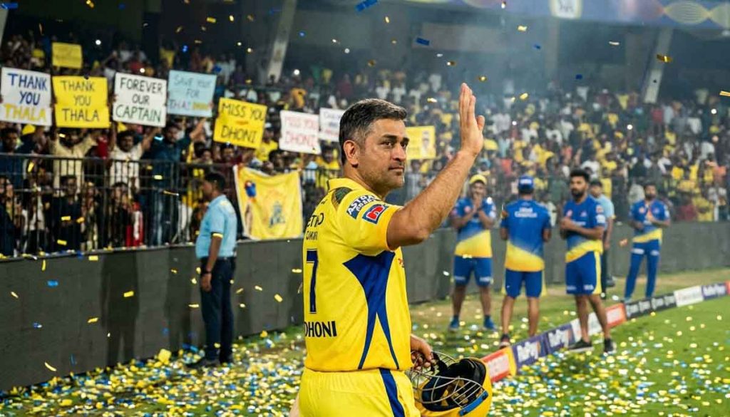 MS Dhoni Thala for a Reason - Retirement Day from Cricket (IPL) - The Last Day in CSK as Player
