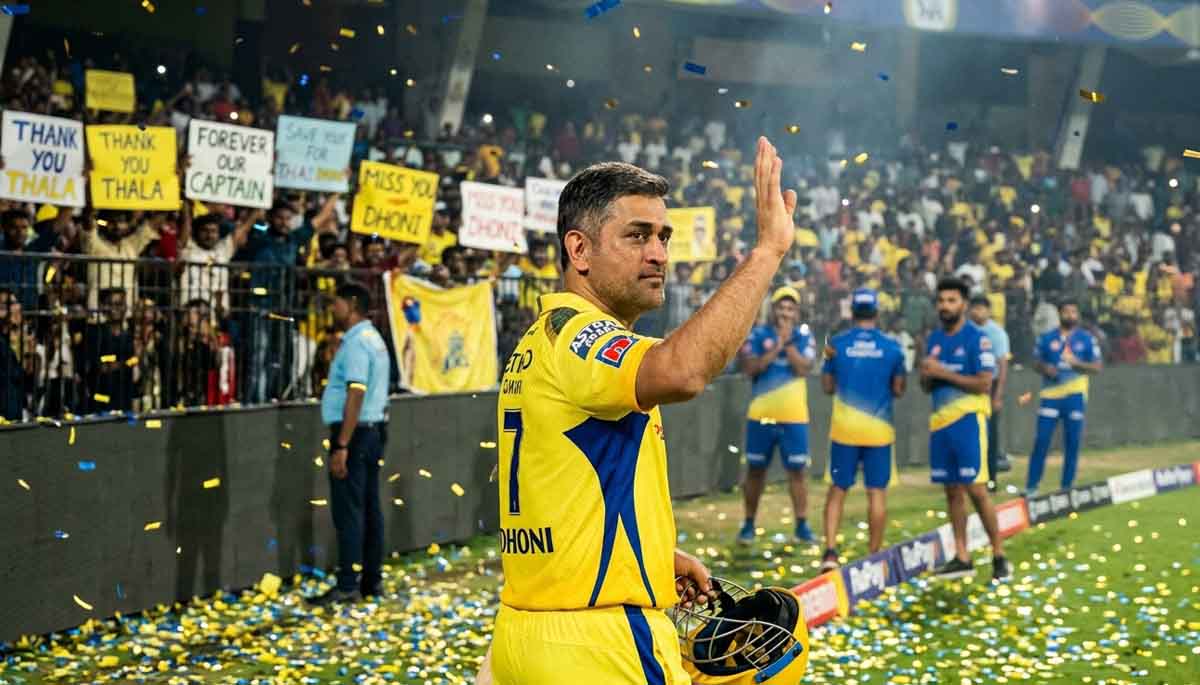 MS Dhoni Thala for a Reason - Retirement Day from Cricket (IPL) - The Last Day in CSK as Player