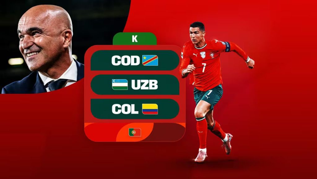 Portugal Football national team squad lead by Ronaldo for FIFA World Cup 2026