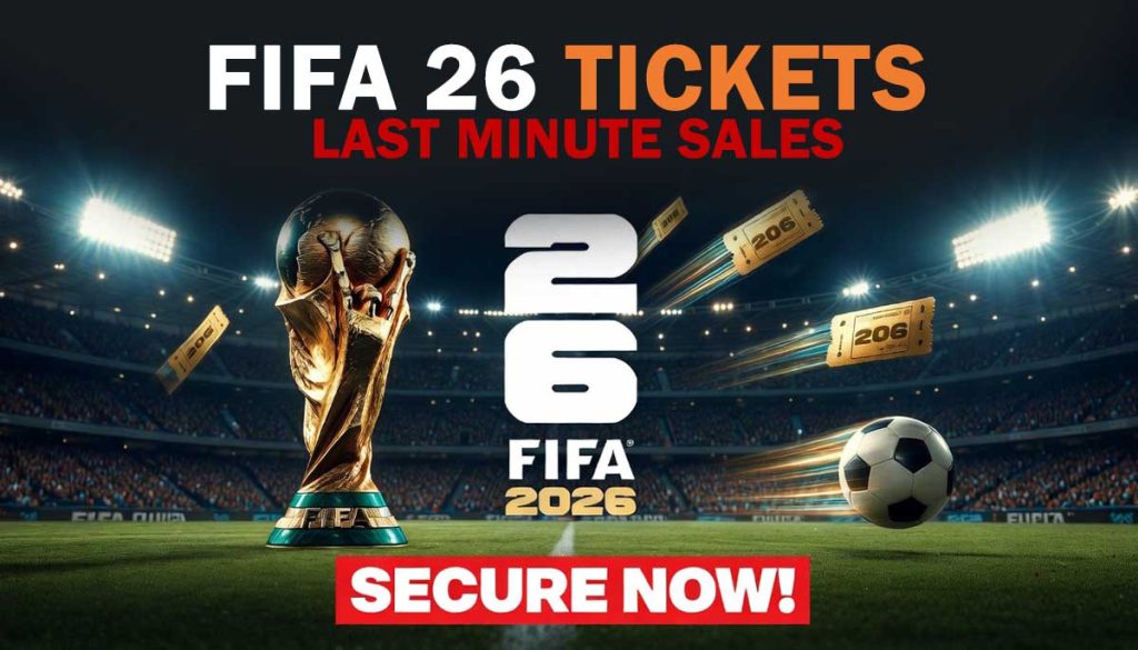 fifa 26 tickets - get now and secure your spot to watch fifa world cup live from stadium